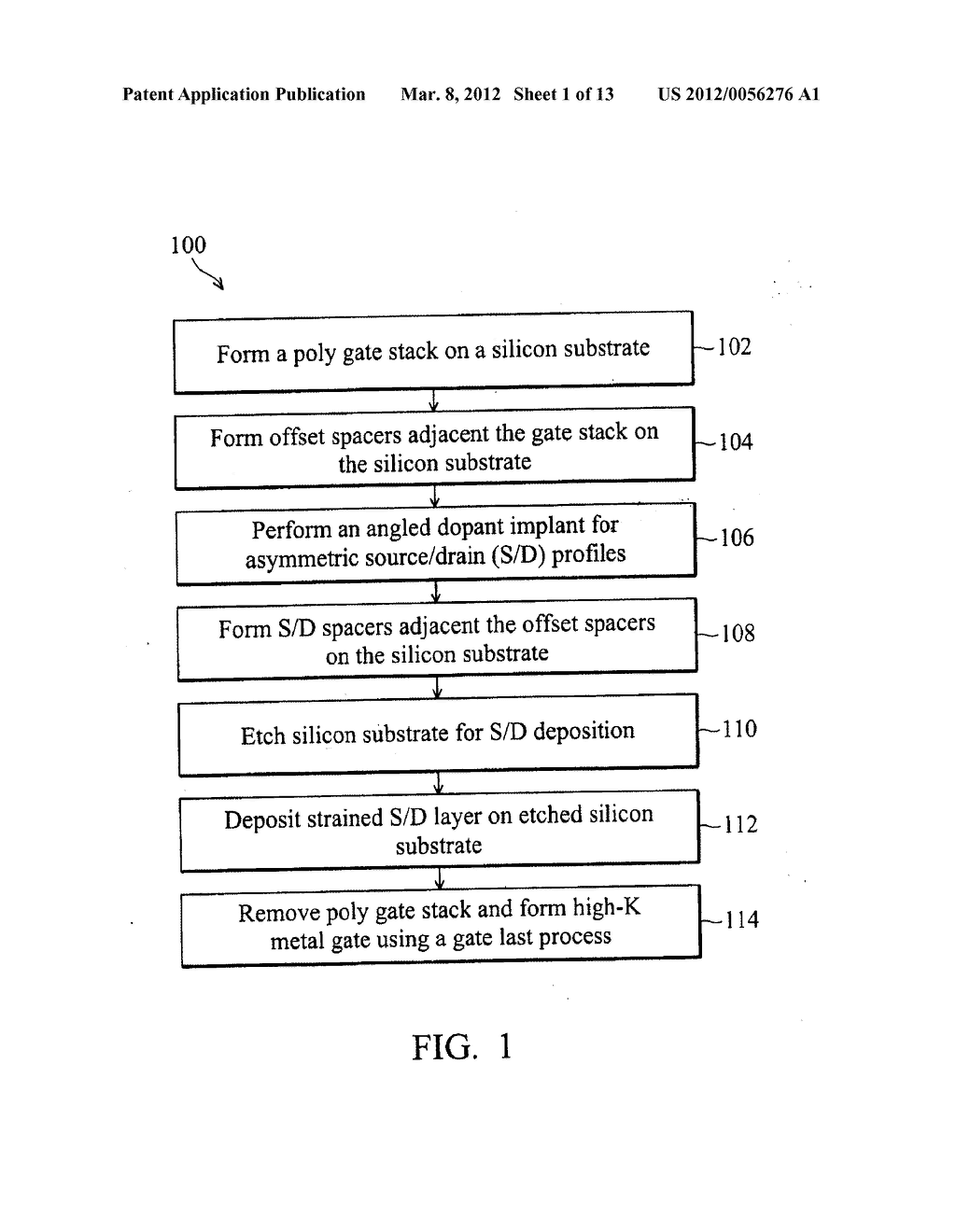 STRAINED ASYMMETRIC SOURCE/DRAIN - diagram, schematic, and image 02