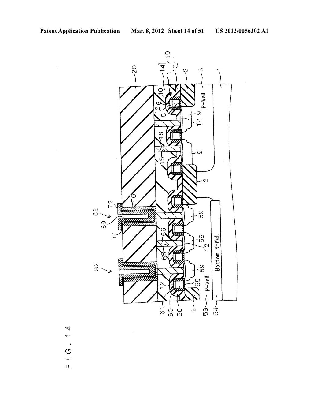 SEMICONDUCTOR DEVICE AND METHOD OF MANUFACTURING SAME - diagram, schematic, and image 15