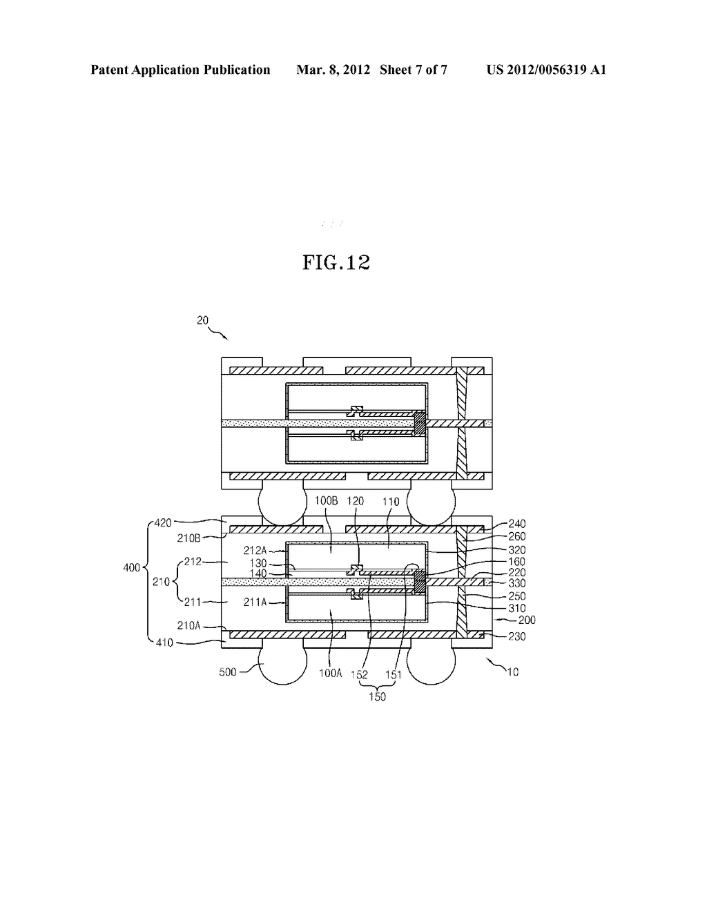 EMBEDDED PACKAGE AND METHOD FOR MANUFACTURING THE SAME - diagram, schematic, and image 08