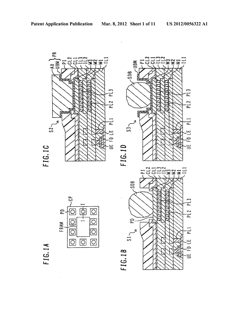 SEMICONDUCTOR DEVICE WITH PADS OF ENHANCED MOISTURE BLOCKING ABILITY - diagram, schematic, and image 02