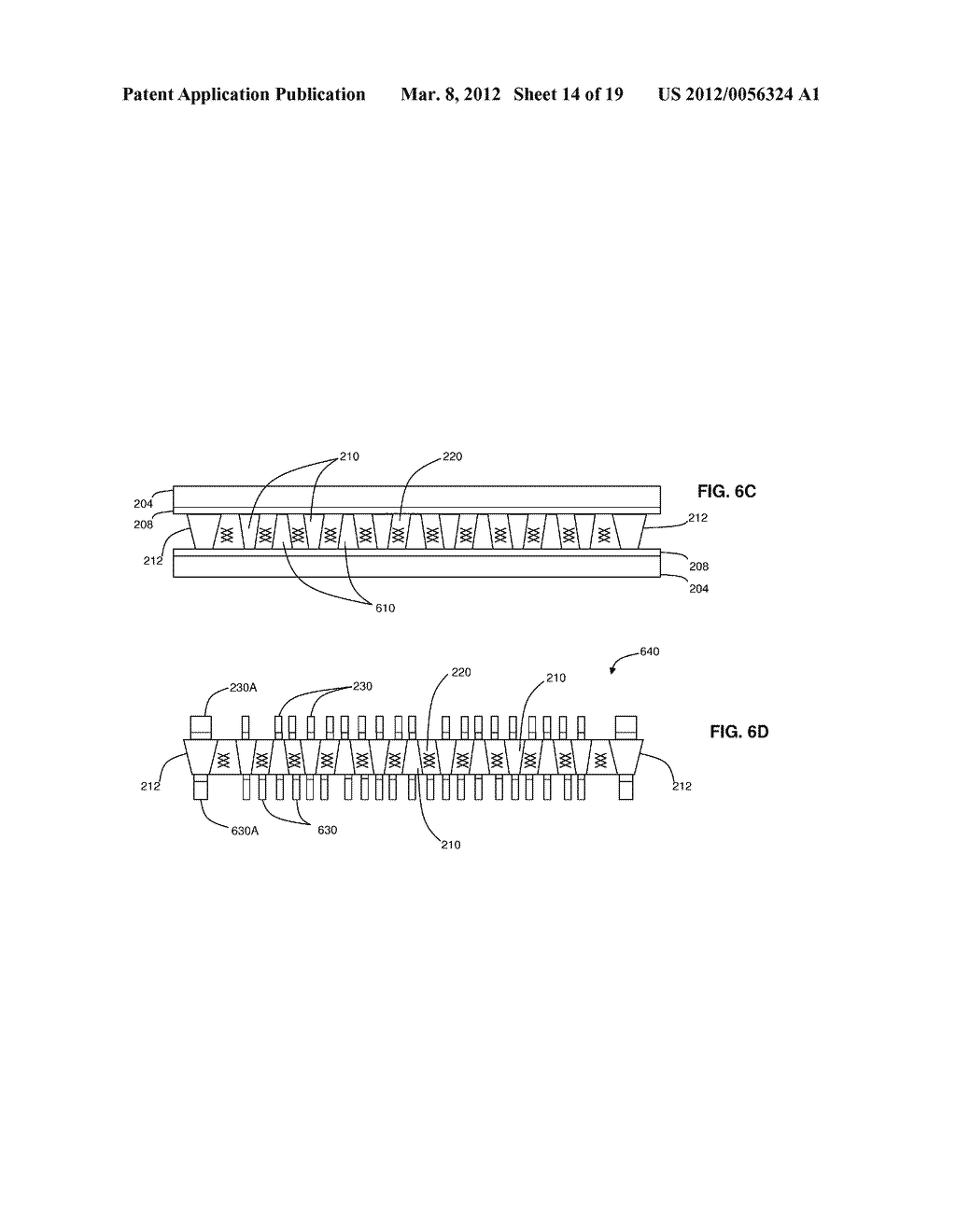 SUBSTRATE FOR A MICROELECTRONIC PACKAGE AND METHOD OF FABRICATING THEREOF - diagram, schematic, and image 15