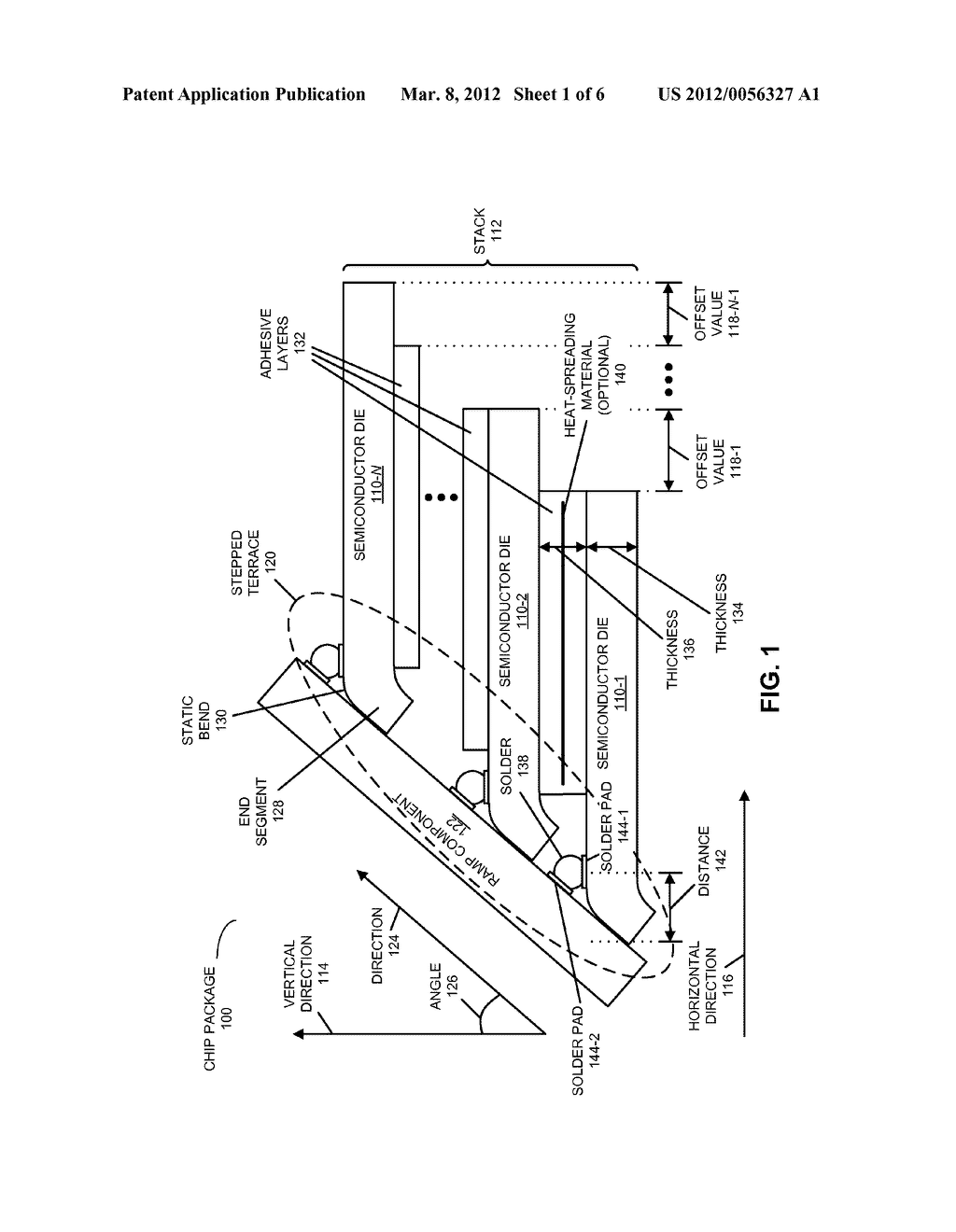 RAMP-STACK CHIP PACKAGE WITH STATIC BENDS - diagram, schematic, and image 02