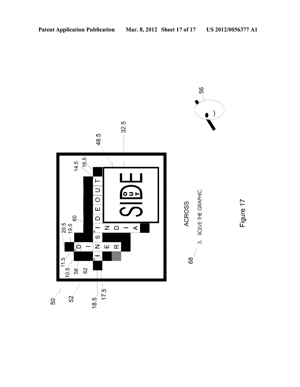 CROSSWORD PUZZLE GAME, METHOD OF GENERATING THE SAME, AND GAME SHOW     GENERATED THEREFROM - diagram, schematic, and image 18