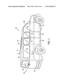 Devices for securing panels over an opening diagram and image