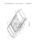 FRONT PANEL ASSEMBLY HAVING A SLIDING DOOR MECHANISM diagram and image