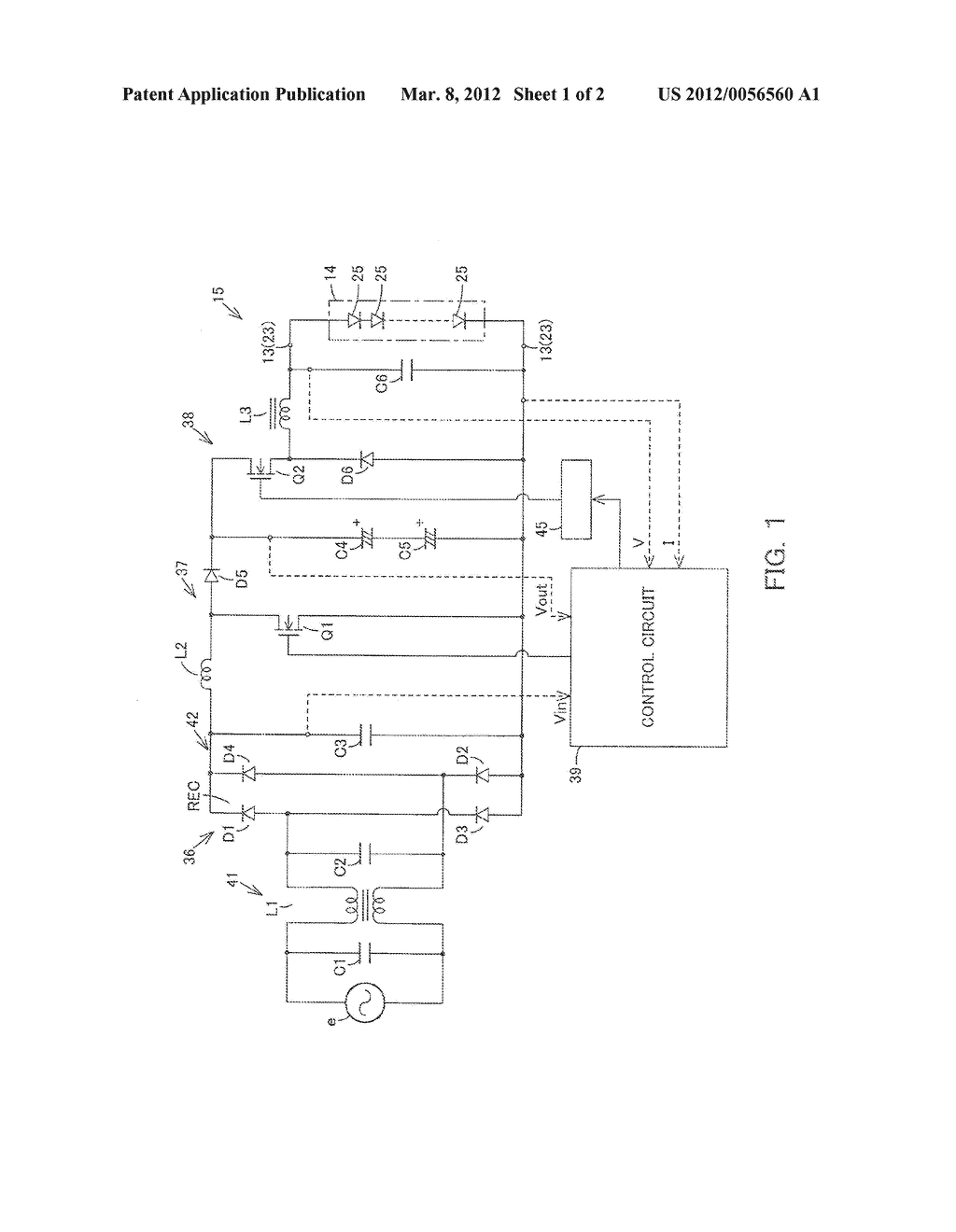 DC POWER SOURCE UNIT AND LED LAMP SYSTEM - diagram, schematic, and image 02