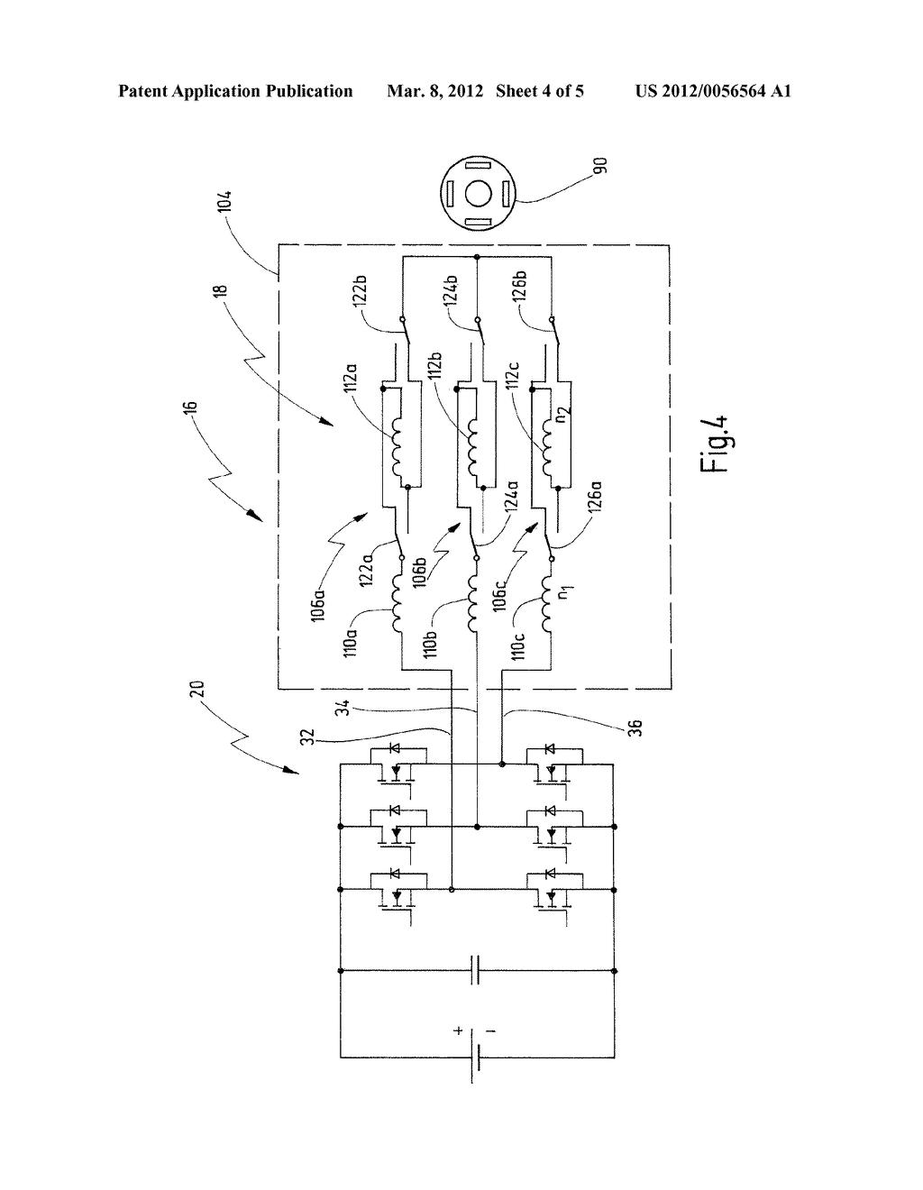 Electrical Drive With Switchable Coil Sections - diagram, schematic, and image 05