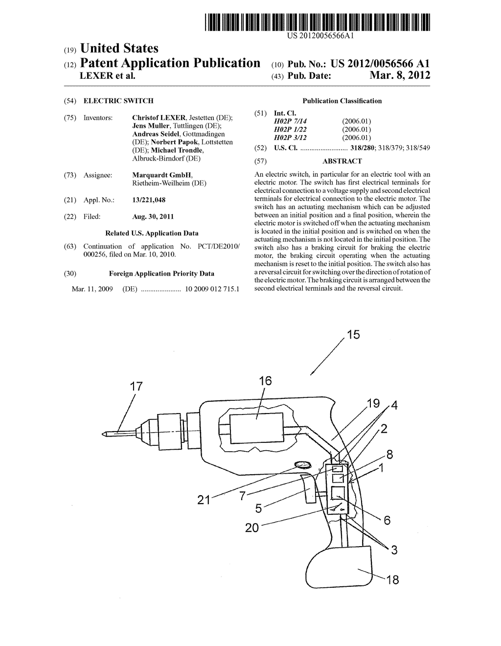 ELECTRIC SWITCH - diagram, schematic, and image 01