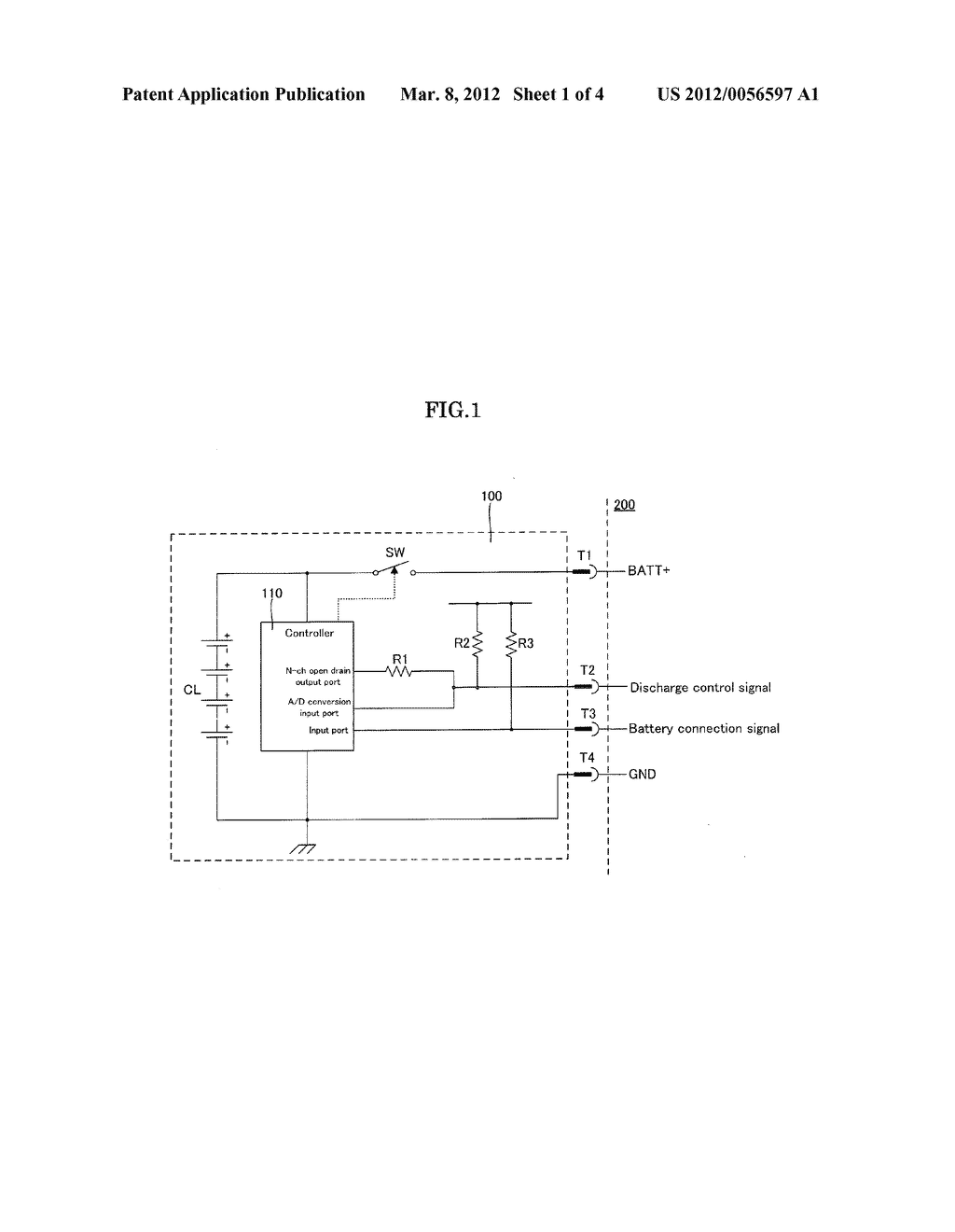 SECONDARY BATTERY PACK SYSTEM - diagram, schematic, and image 02