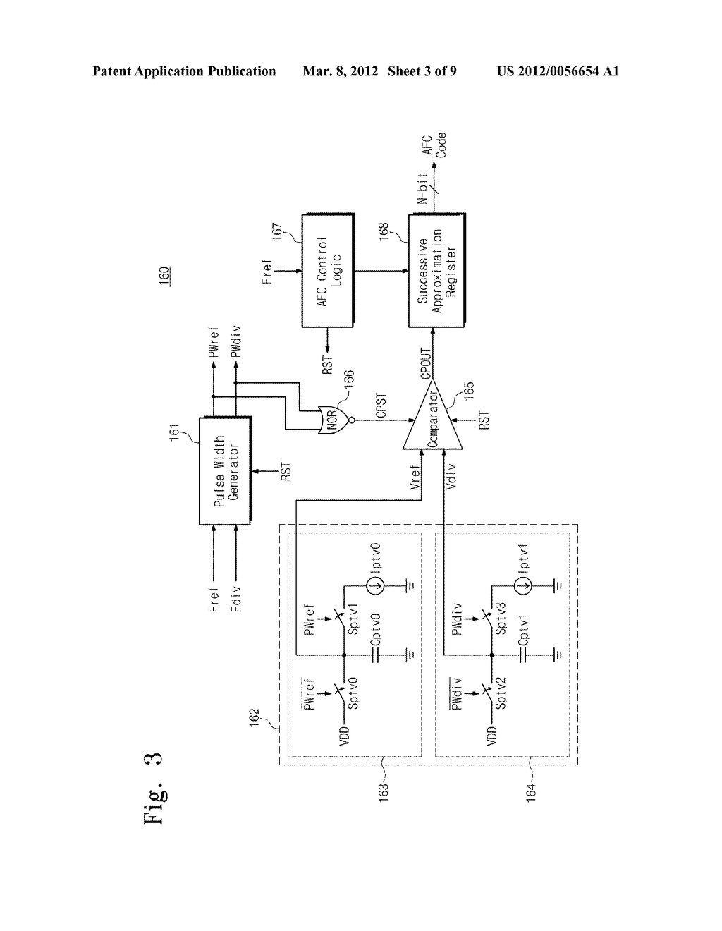 PHASE LOCKED LOOP CIRCUIT INCLUDING AUTOMATIC FREQUENCY CONTROL CIRCUIT     AND OPERATING METHOD THEREOF - diagram, schematic, and image 04