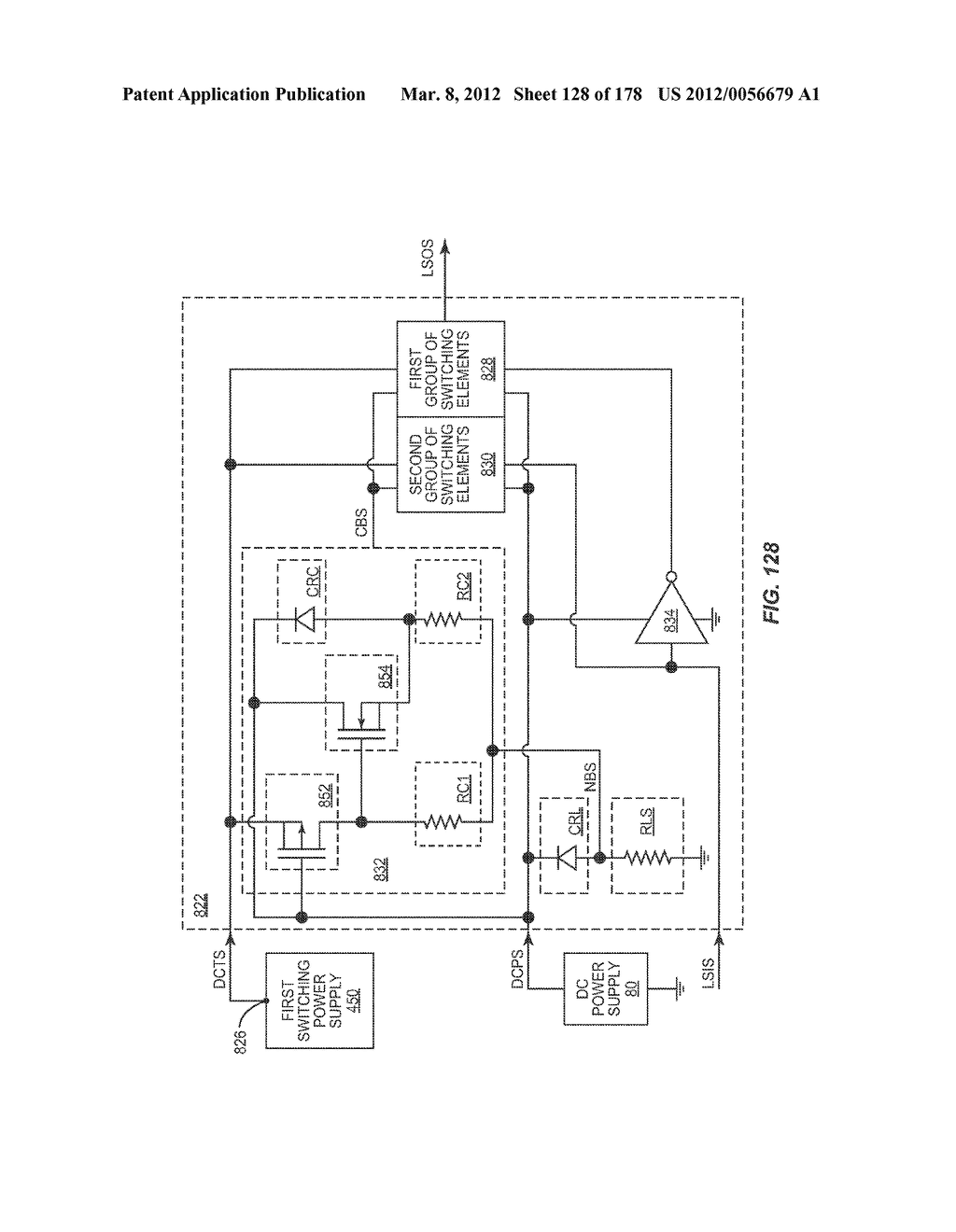 SPLIT CURRENT CURRENT DIGITAL-TO-ANALOG CONVERTER (IDAC) FOR DYNAMIC     DEVICE SWITCHING (DDS) OF AN RF PA STAGE - diagram, schematic, and image 129