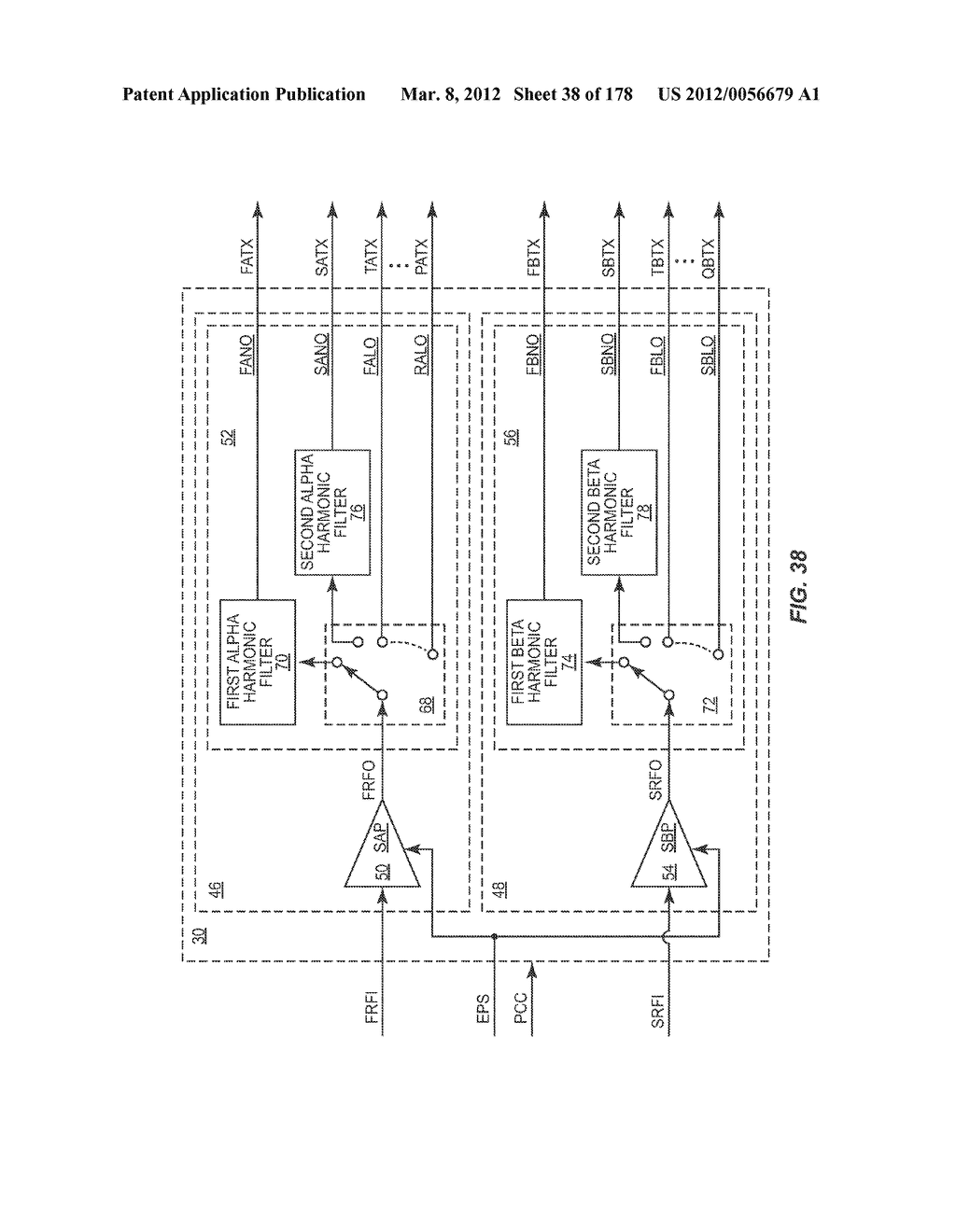 SPLIT CURRENT CURRENT DIGITAL-TO-ANALOG CONVERTER (IDAC) FOR DYNAMIC     DEVICE SWITCHING (DDS) OF AN RF PA STAGE - diagram, schematic, and image 39