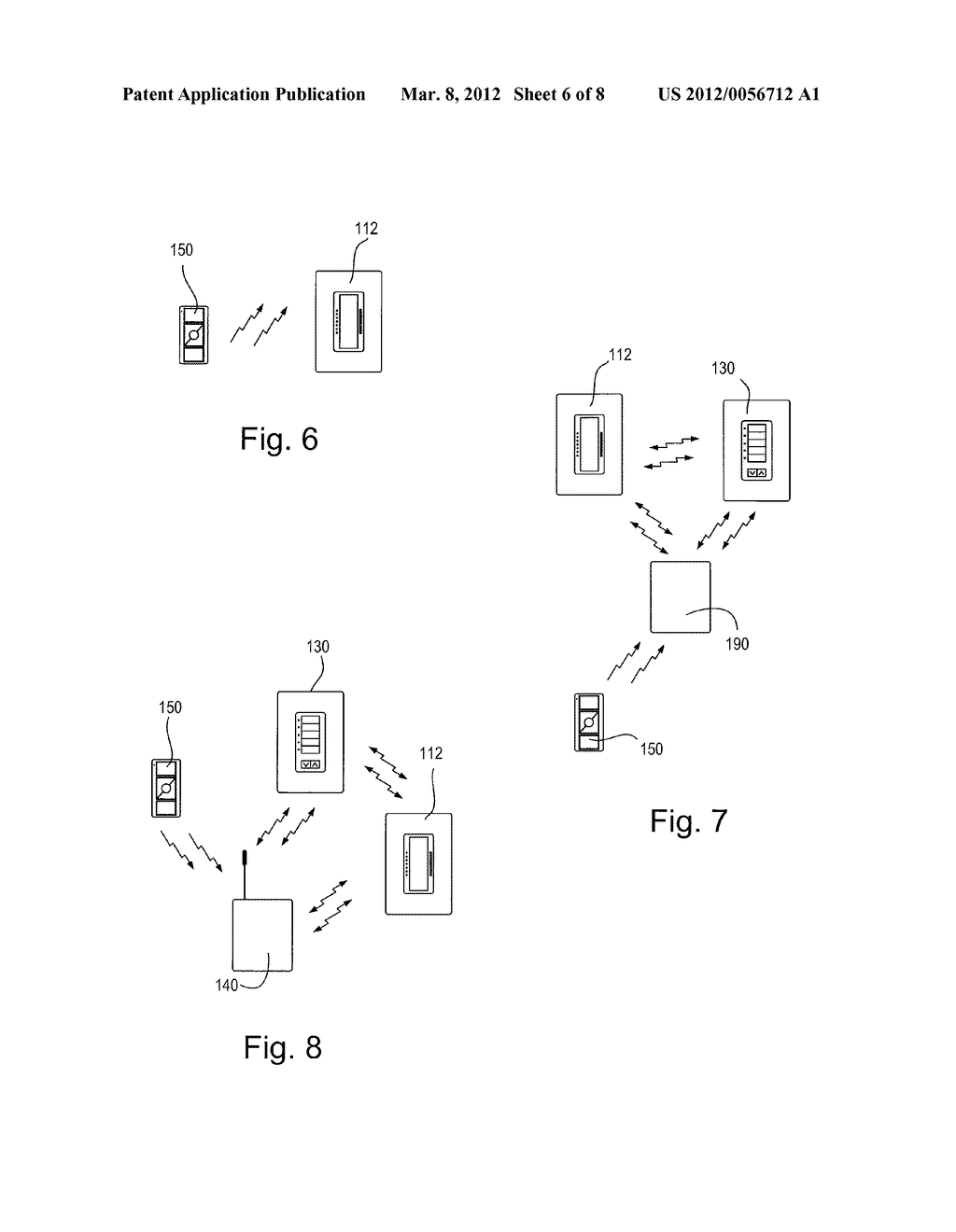 METHOD OF CONFIGURING A TWO-WAY WIRELESS LOAD CONTROL SYSTEM HAVING     ONE-WAY WIRELESS REMOTE CONTROL DEVICES - diagram, schematic, and image 07