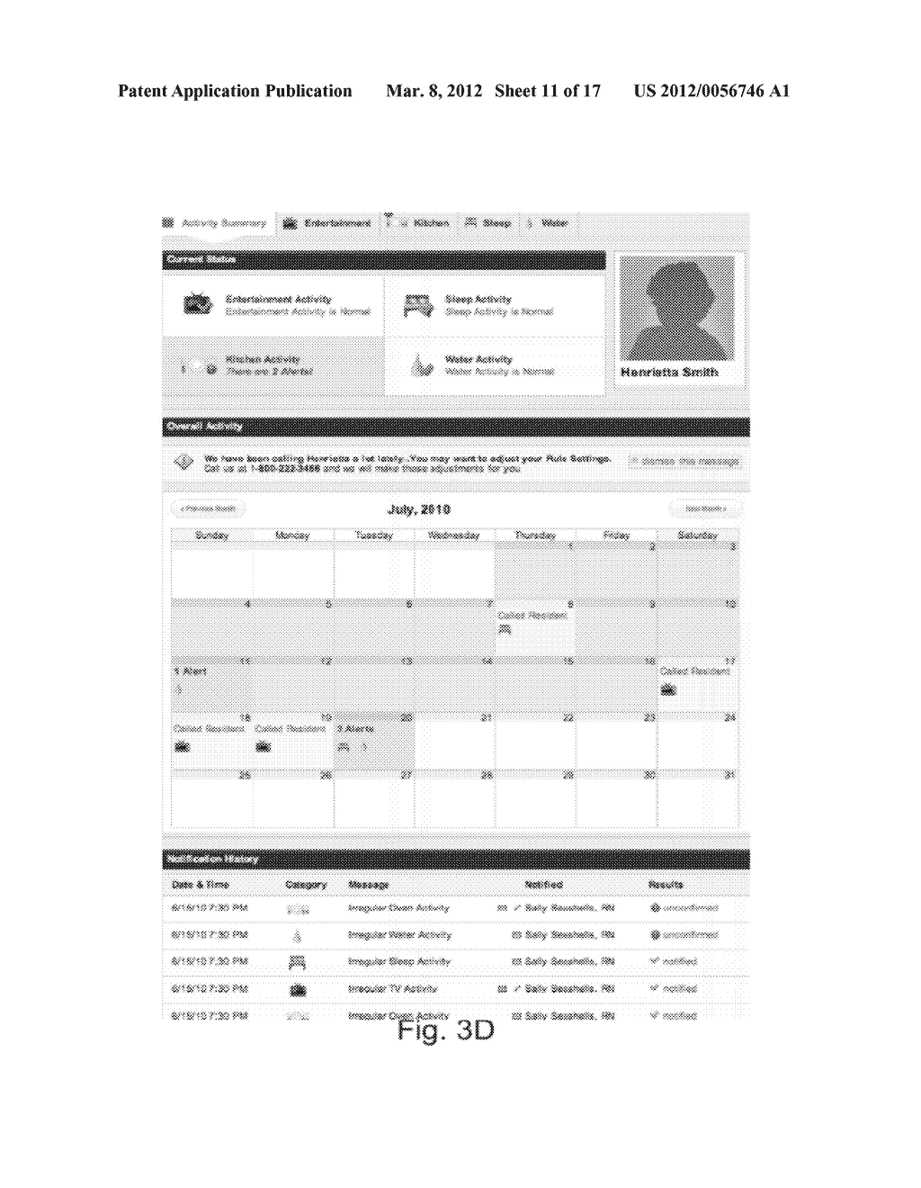 MONITORING SYSTEMS, DEVICES AND METHODS - diagram, schematic, and image 12