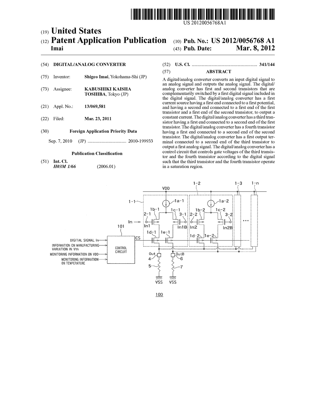 DIGITAL/ANALOG CONVERTER - diagram, schematic, and image 01