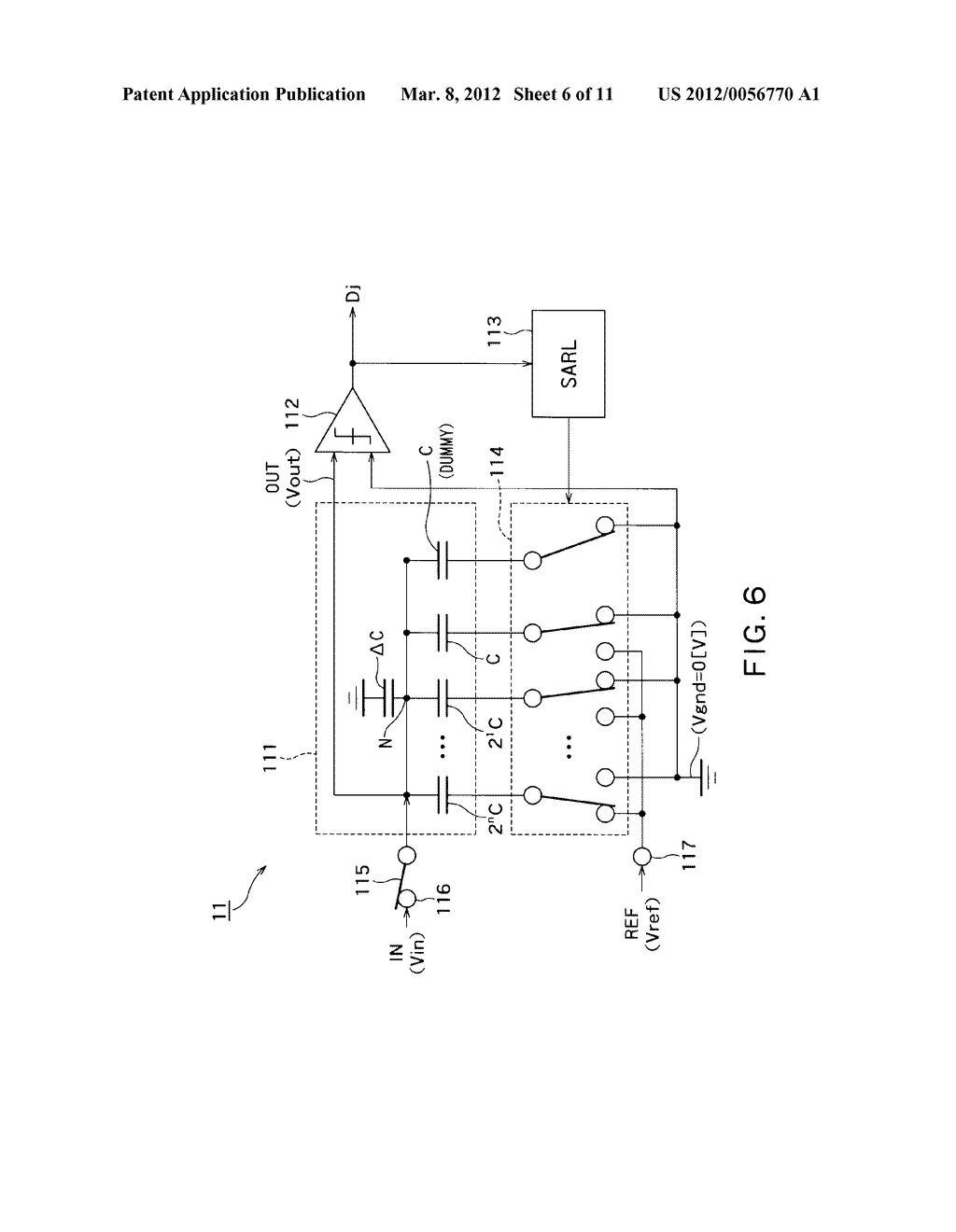 SUCCESSIVE APPROXIMATION REGISTER-ANALOG DIGITAL CONVERTER AND RECEIVER - diagram, schematic, and image 07