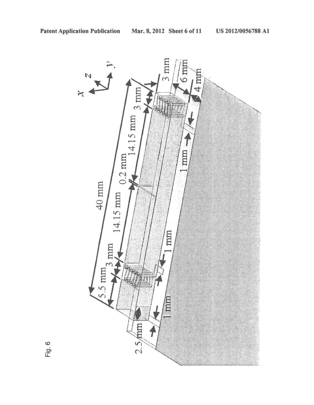 MULTIBAND AND BROADBAND ANTENNA USING METAMATERIALS, AND COMMUNICATION     APPARATUS COMPRISING THE SAME - diagram, schematic, and image 07