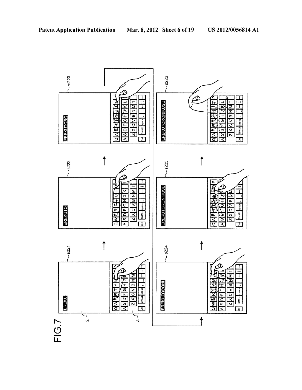 CHARACTER INPUT DEVICE AND CHARACTER INPUT METHOD - diagram, schematic, and image 07