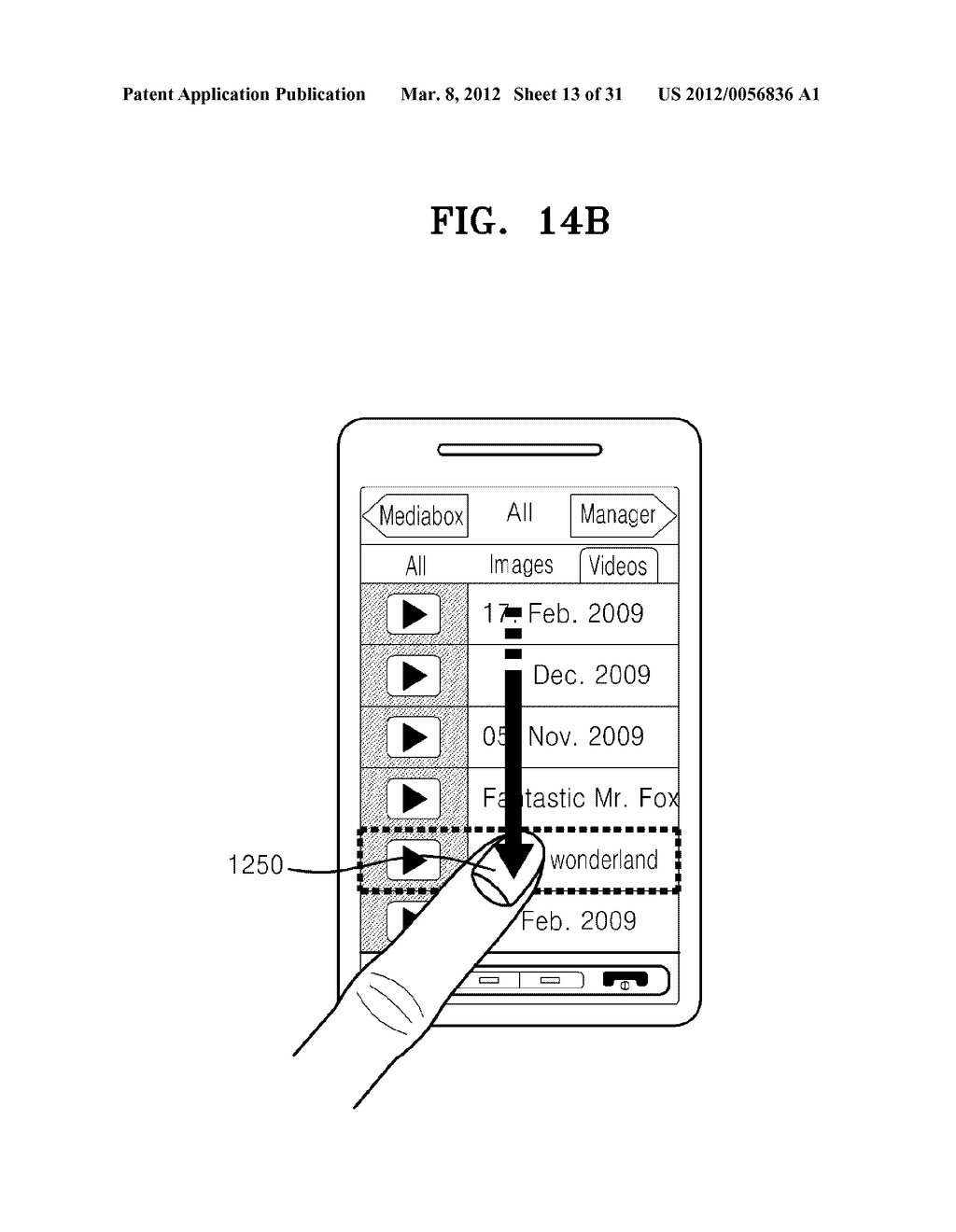 METHOD AND APPARATUS FOR SELECTING REGION ON SCREEN OF MOBILE DEVICE - diagram, schematic, and image 14