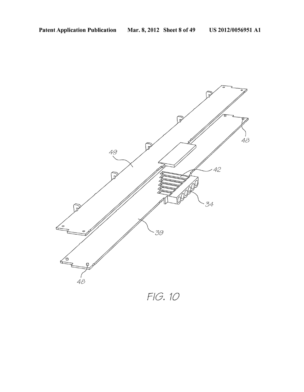 PRINTHEAD ASSEMBLY INCORPORATING INK DISTRIBUTION ASSEMBLY - diagram, schematic, and image 09