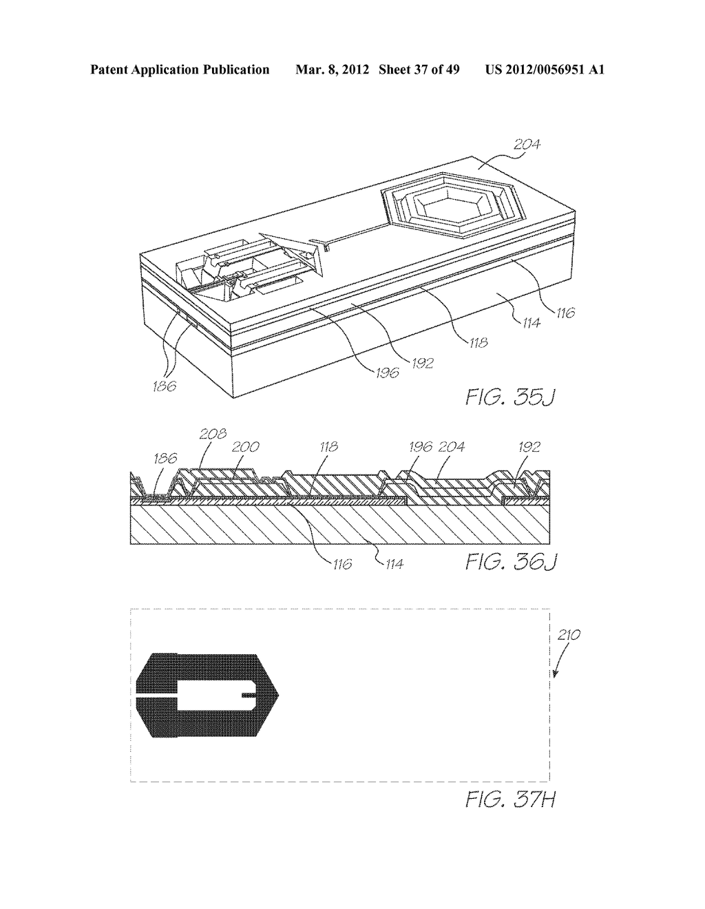 PRINTHEAD ASSEMBLY INCORPORATING INK DISTRIBUTION ASSEMBLY - diagram, schematic, and image 38