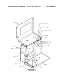 Two-Piece Hinged Housing and Frame for a Printer diagram and image