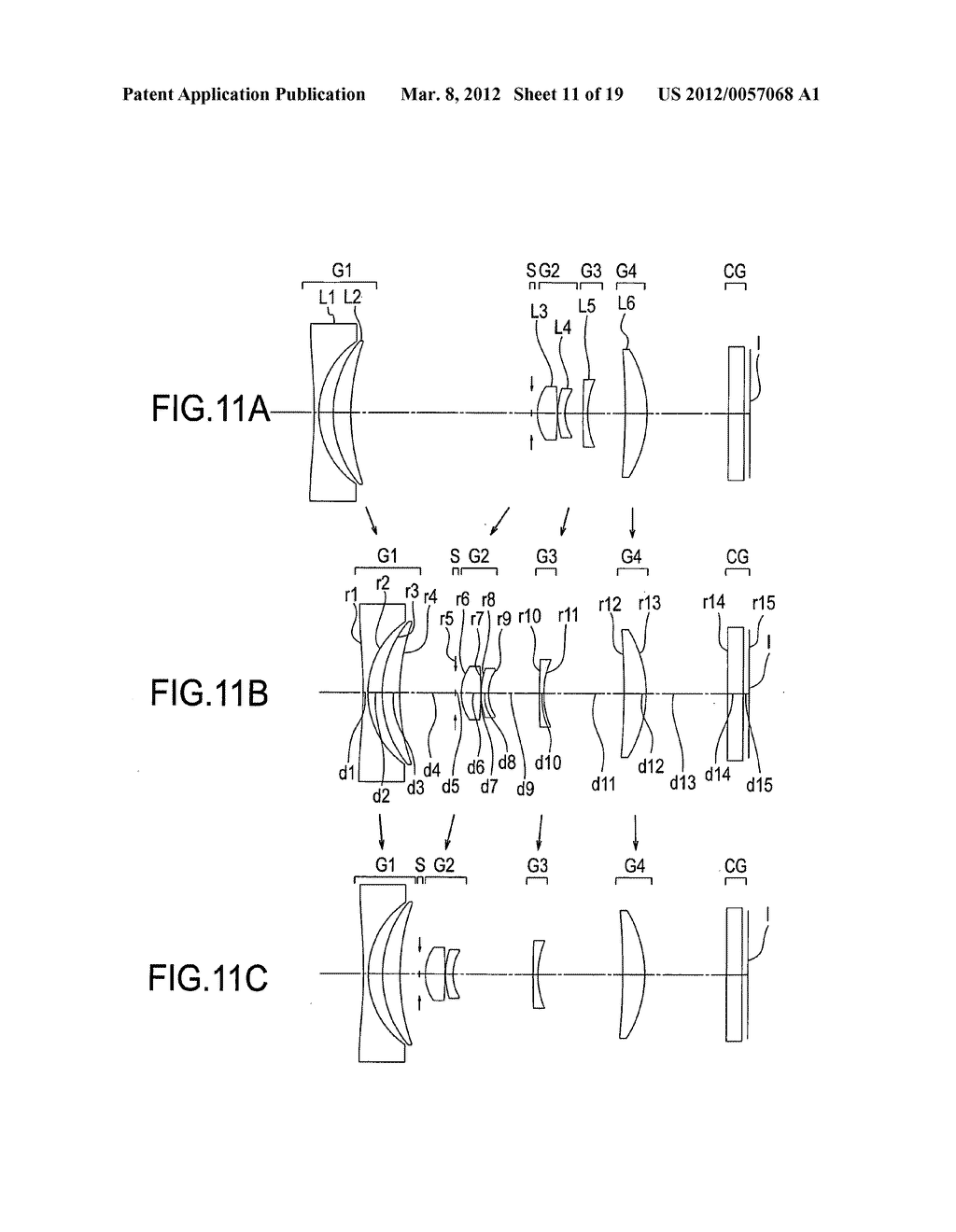 Image forming optical system and electronic image pickup apparatus     equipped with same - diagram, schematic, and image 12