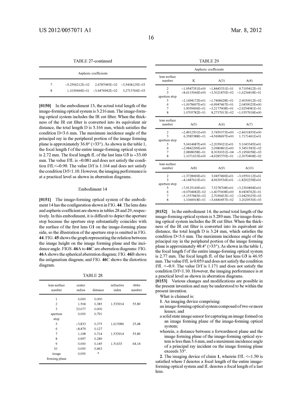 IMAGING DEVICE AND MOBILE INFORMATION TERMINAL - diagram, schematic, and image 33