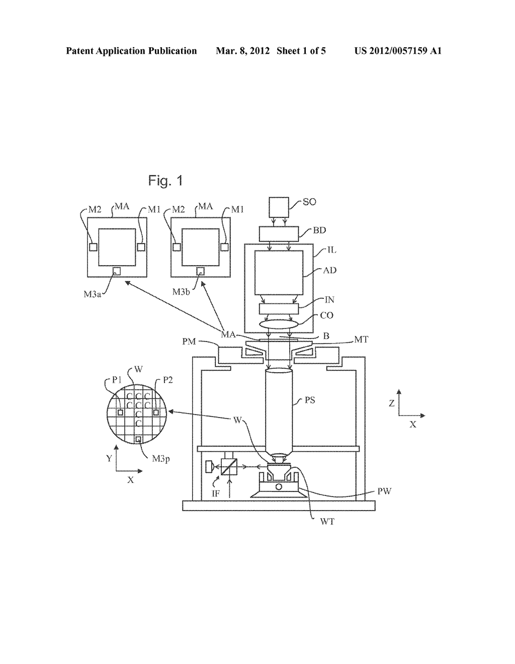 Alignment Mark, Substrate, Set of Patterning Devices, and Device     Manufacturing Method - diagram, schematic, and image 02