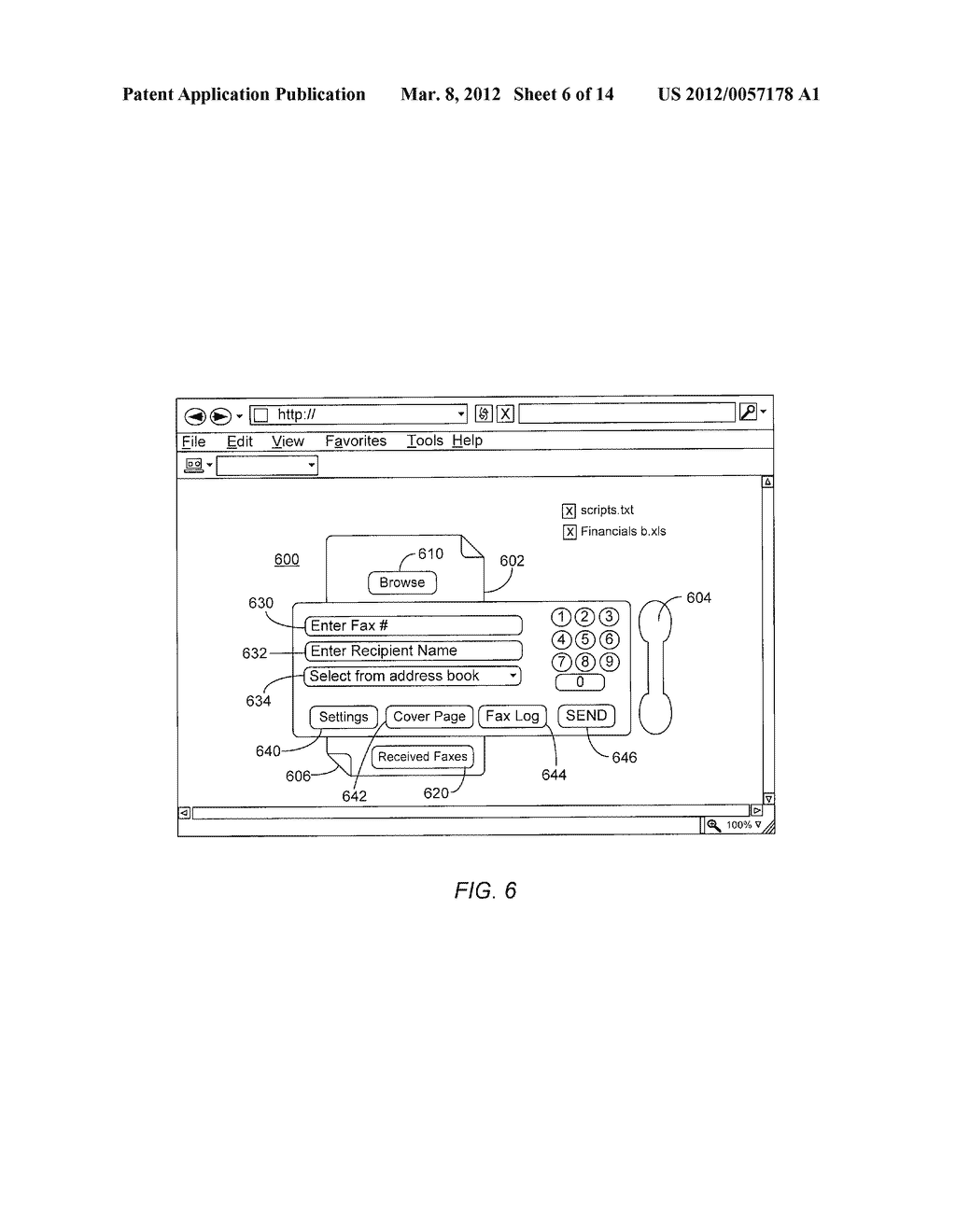 System, method, and apparatus for an interactive virtual fax machine - diagram, schematic, and image 07
