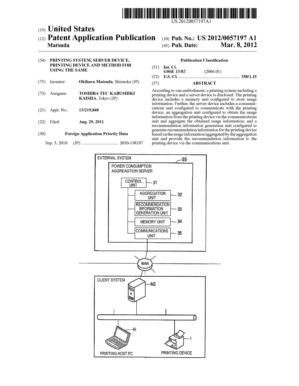 PRINTING SYSTEM, SERVER DEVICE, PRINTING DEVICE AND METHOD FOR USING THE     SAME - diagram, schematic, and image 01