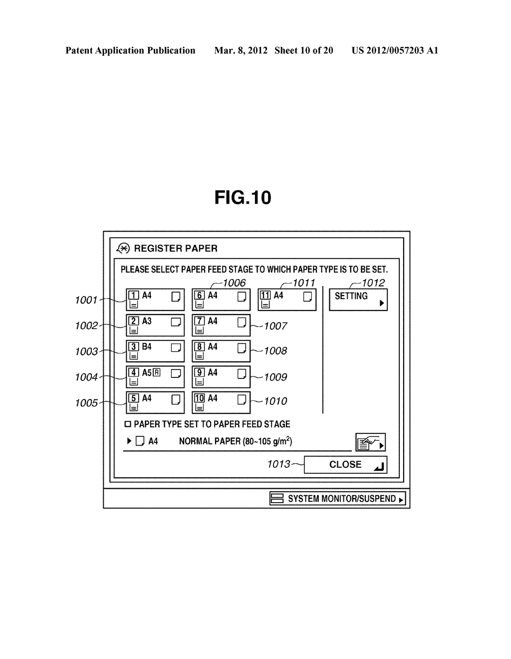 PRINTING SYSTEM, PRINTING SYSTEM CONTROL METHOD, AND STORAGE MEDIUM - diagram, schematic, and image 11