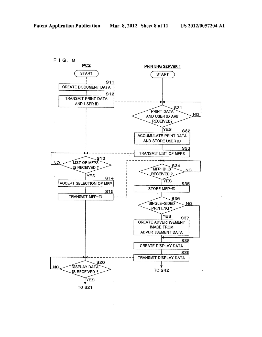 PRINTING SERVER, PRINTING SYSTEM, AND PRINTING METHOD - diagram, schematic, and image 09