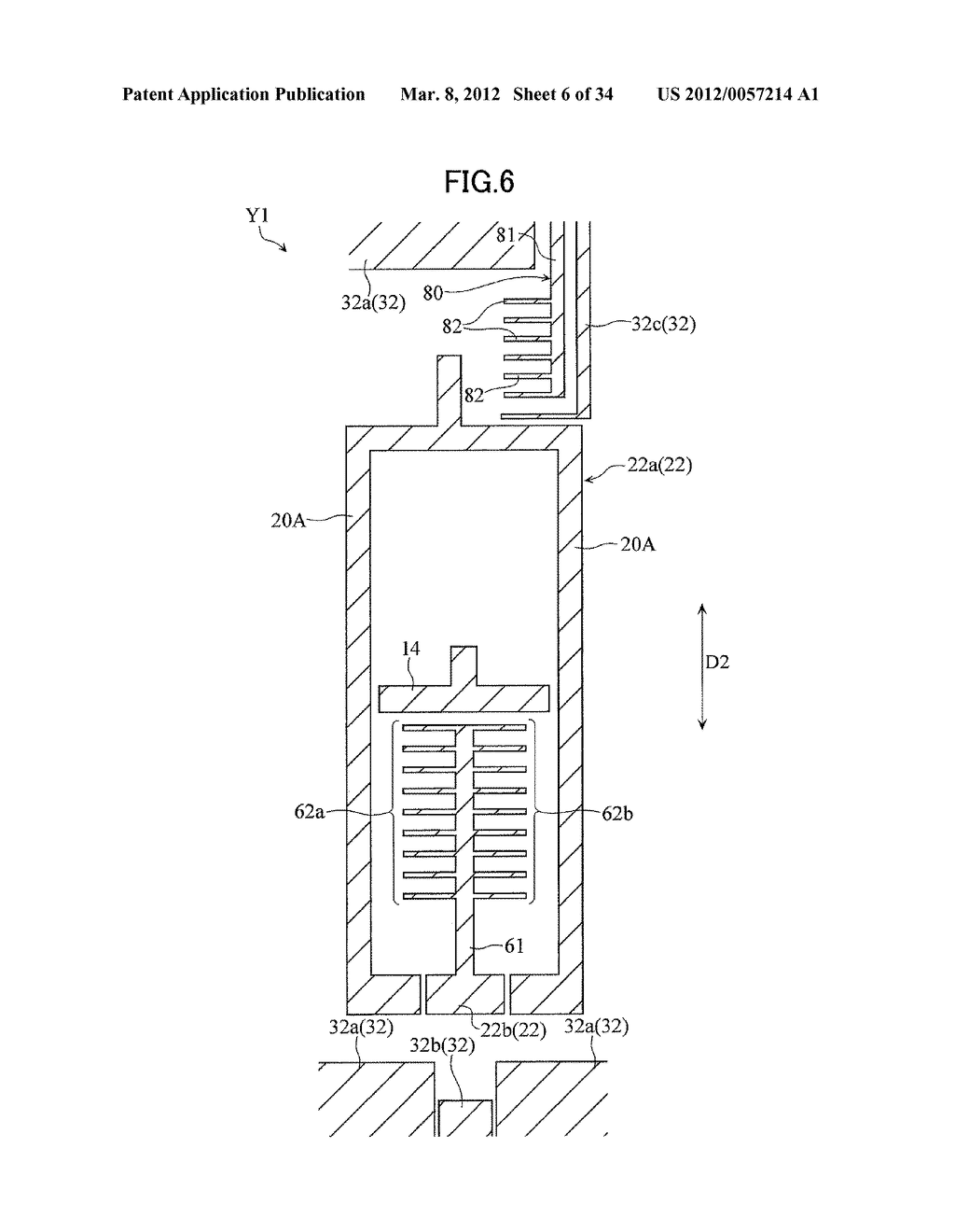 MICRO MOVABLE ELEMENT ARRAY AND A COMMUNICATION APPARATUS - diagram, schematic, and image 07