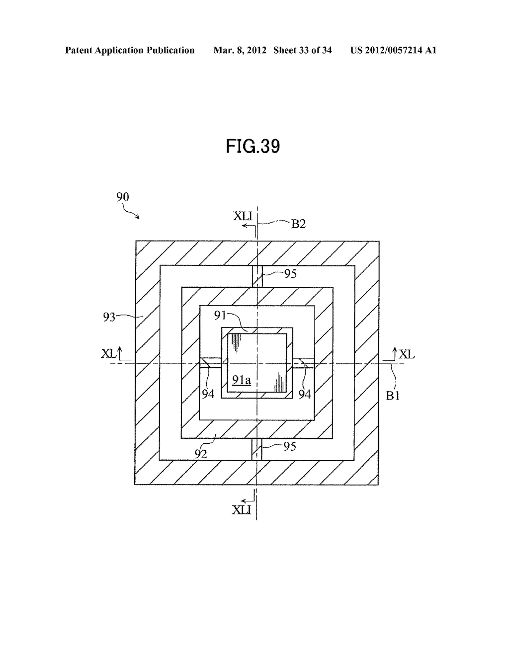 MICRO MOVABLE ELEMENT ARRAY AND A COMMUNICATION APPARATUS - diagram, schematic, and image 34