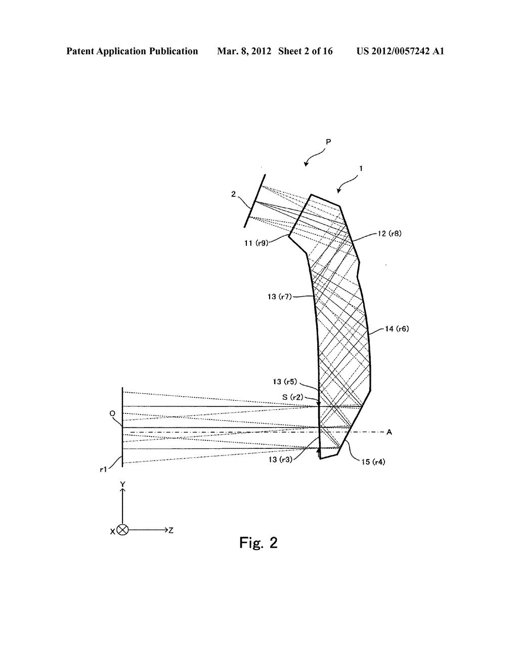 Decentration optical system, and image display apparatus and imaging     apparatus incorporating the same - diagram, schematic, and image 03