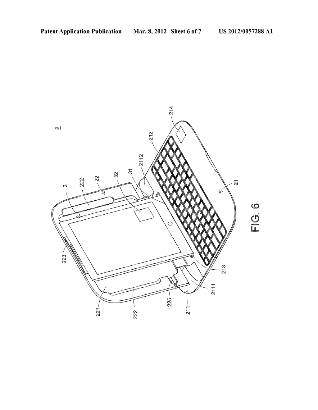 KEYBOARD DEVICE FOR USE WITH TABLET PERSONAL COMPUTER - diagram, schematic, and image 07