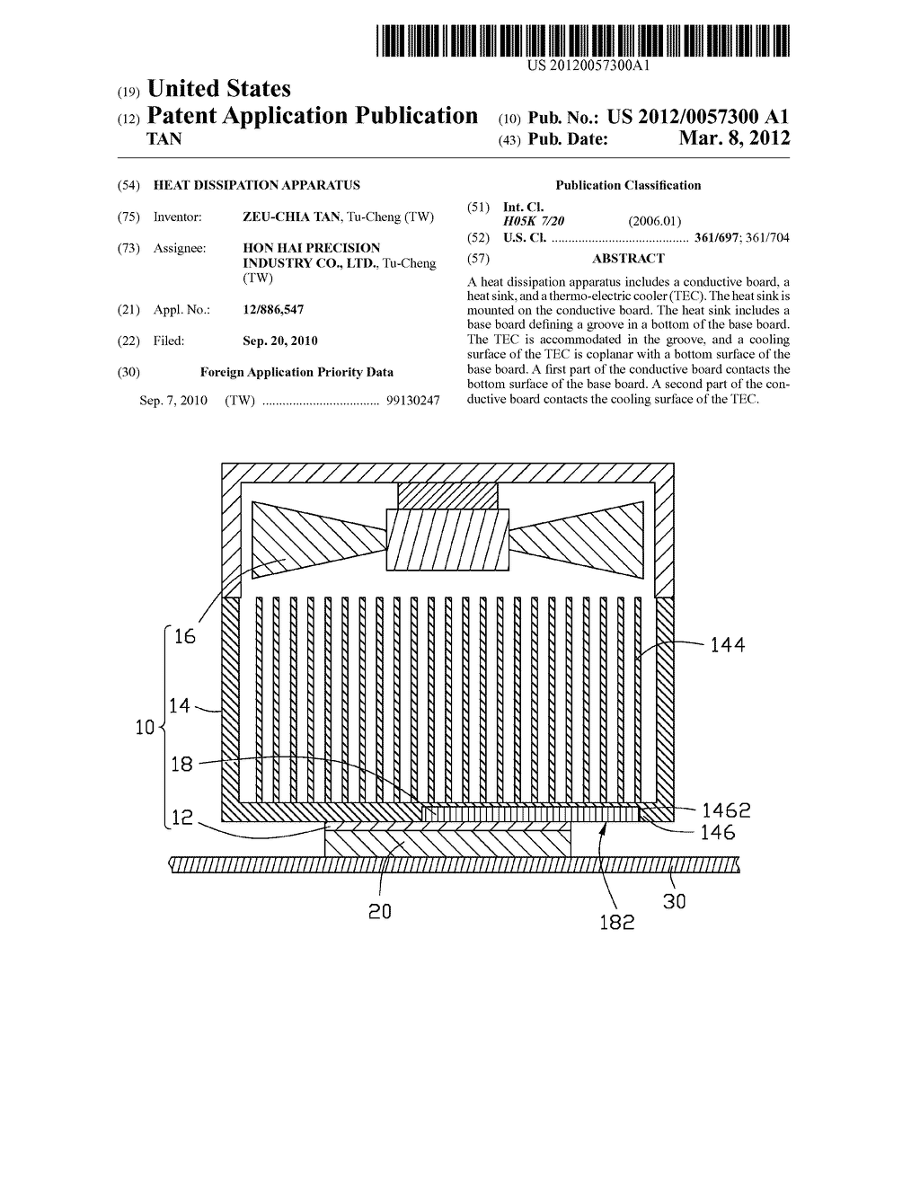 HEAT DISSIPATION APPARATUS - diagram, schematic, and image 01