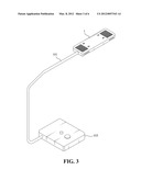 ILLUMINATING APPARATUS HAVING HEAT DISSIPATION BASE AND MULTILAYER     ARRAY-TYPE LED MODULE diagram and image