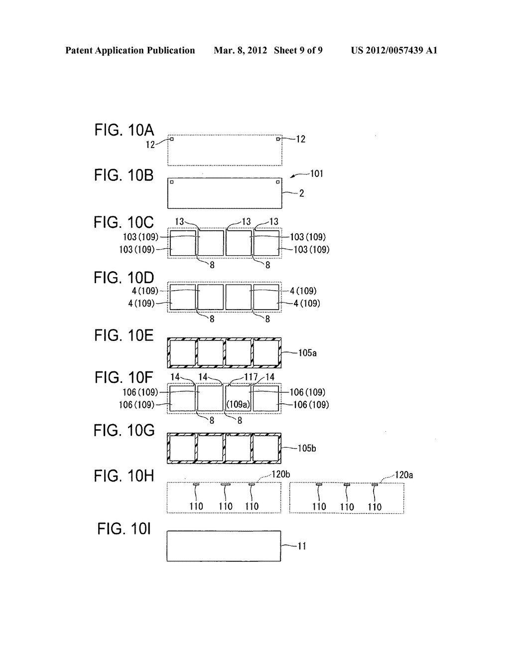 Photovoltaic panel, wristwatch, and method of manufacturing photovoltaic     panel - diagram, schematic, and image 10