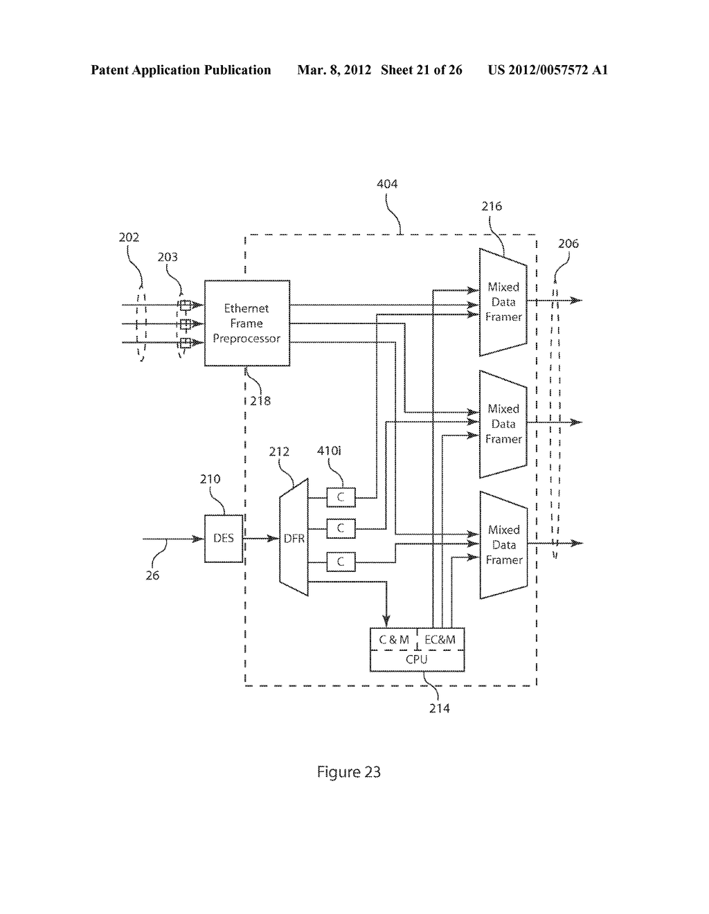 Transmission Of Multiprotocol Data in a Distributed Antenna System - diagram, schematic, and image 22