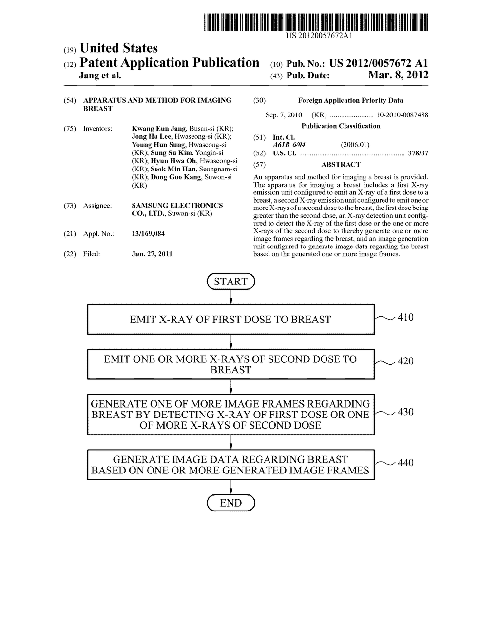 APPARATUS AND METHOD FOR IMAGING BREAST - diagram, schematic, and image 01