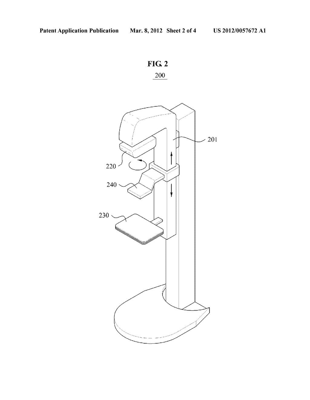 APPARATUS AND METHOD FOR IMAGING BREAST - diagram, schematic, and image 03