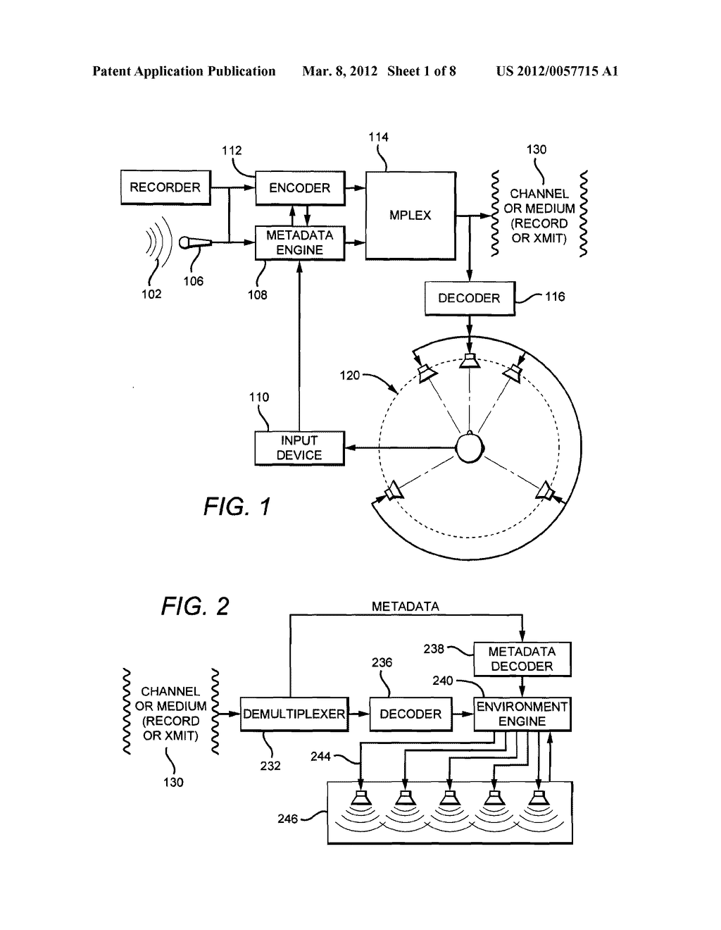 SPATIAL AUDIO ENCODING AND REPRODUCTION - diagram, schematic, and image 02