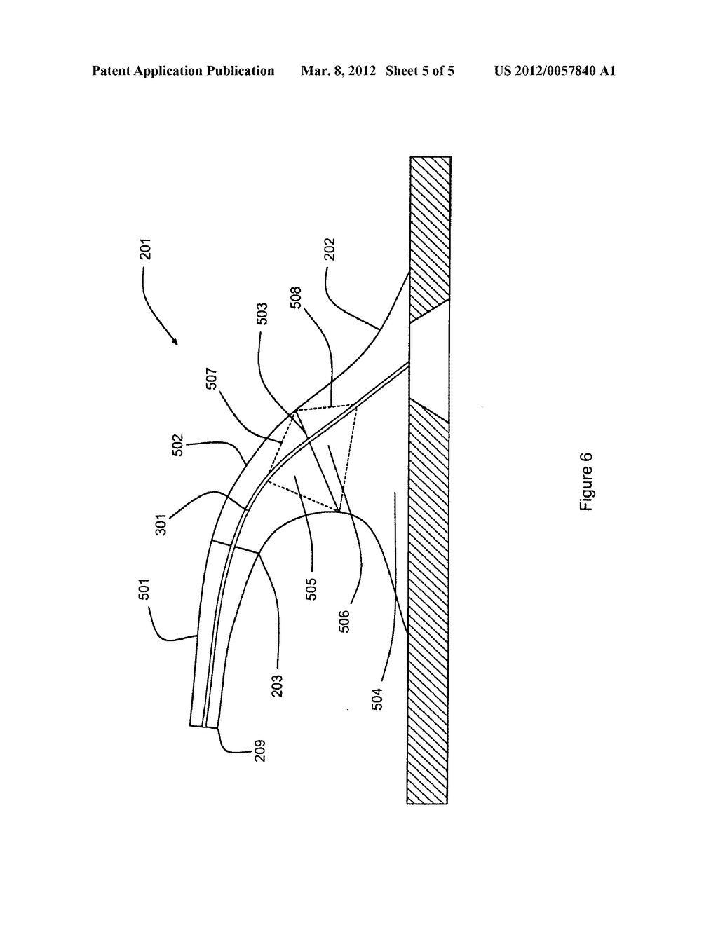 Apparatus for providing support for an optical fibre - diagram, schematic, and image 06