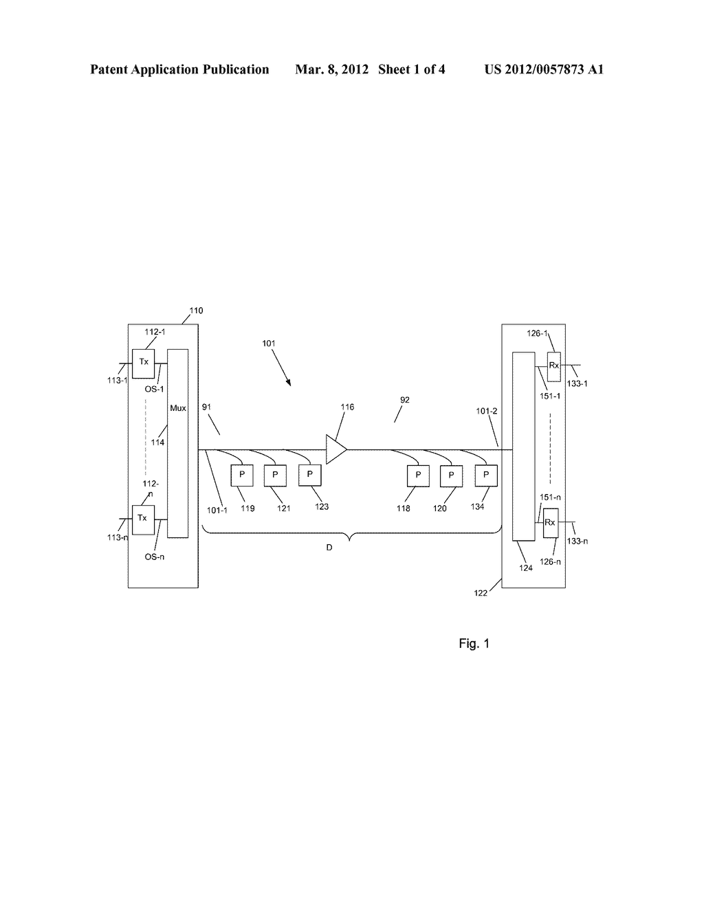 OPTICAL COMMUNICATION SYSTEM HAVING LOW LATENCY - diagram, schematic, and image 02