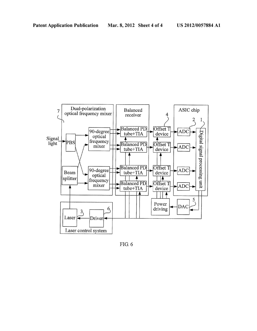 METHOD, APPARATUS, AND SYSTEM FOR FEEDBACK CONTROL OF COHERENT RECEIVER - diagram, schematic, and image 05