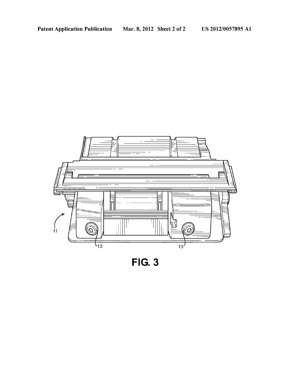 Laser Printer Cleaning Cartridge Device and Method - diagram, schematic, and image 03