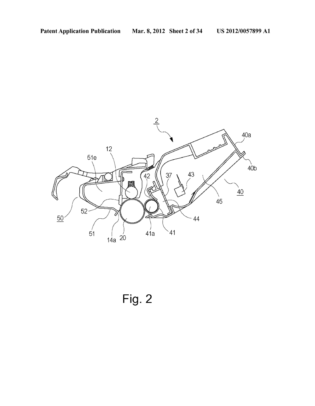 PROCESS CARTRIDGE AND IMAGE FORMING APPARATUS - diagram, schematic, and image 03