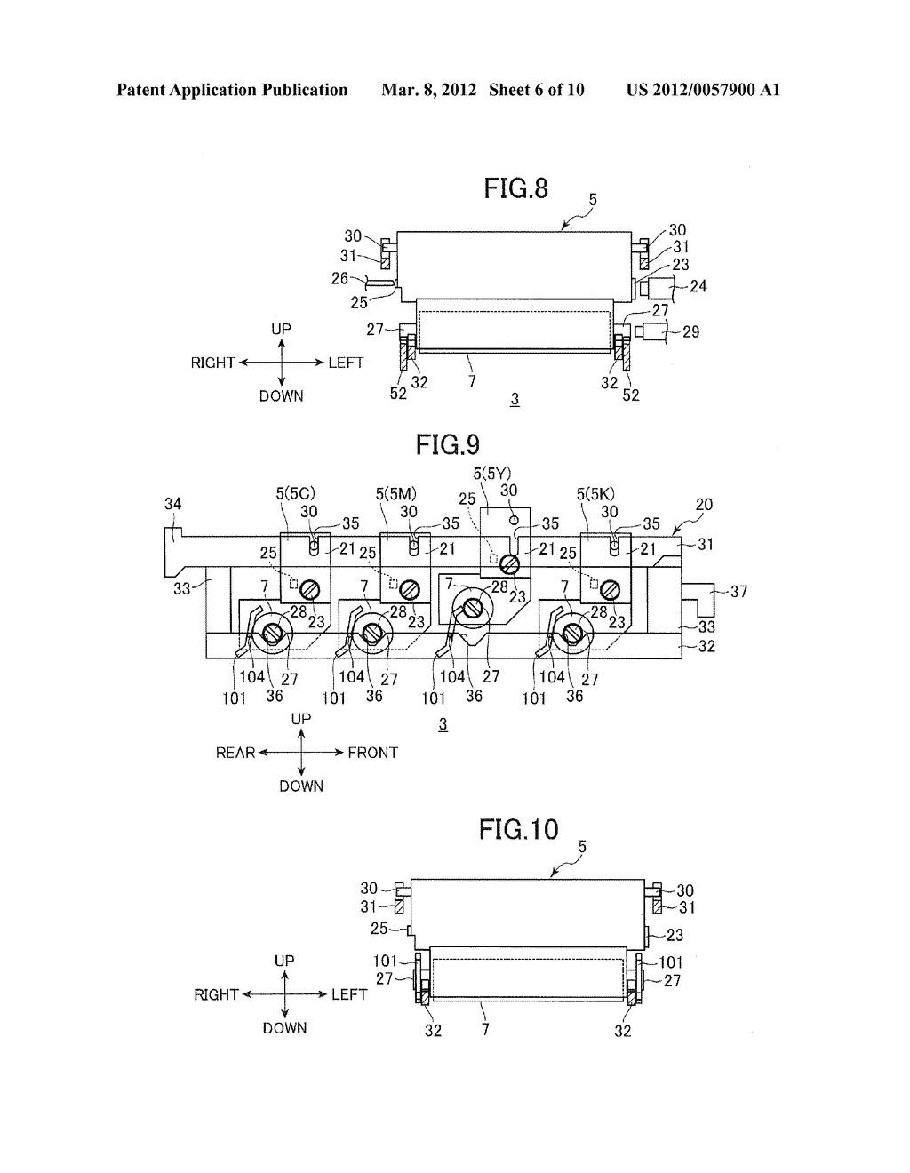 Tandem-Type Process Unit Removably Loaded In Image Forming Device - diagram, schematic, and image 07